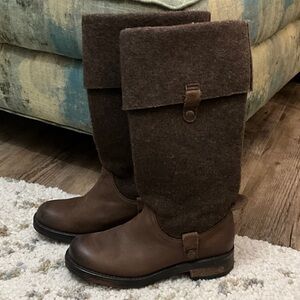 Brown Heeled Boots